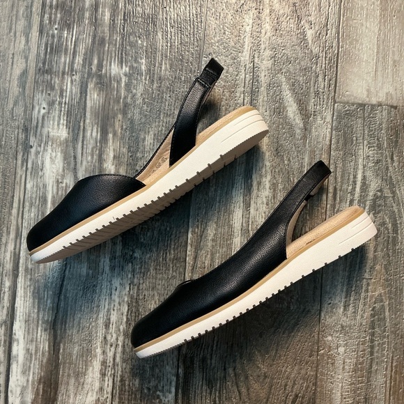 SOUL Naturalizer Black Slingback Flats Size 9 Wide - Picture 10 of 12